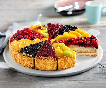 Gâteau ‘cocktail de fruits’ (Numéro d’article 00853)
