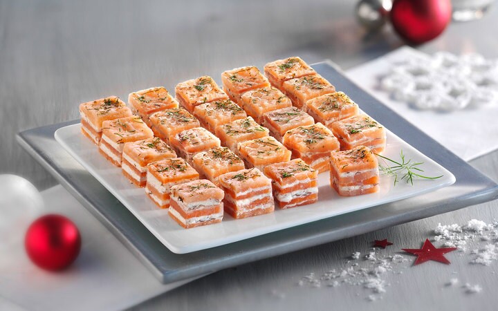 Cubes de saumon au fromage frais (Numéro d’article 08286)