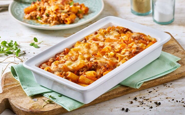 Gratin De Pates A La Bolognaise 10099 Livraison Gratuite Bofrost Be