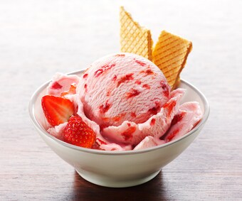 Crème glacée aux fraises (Numéro d’article 11079)