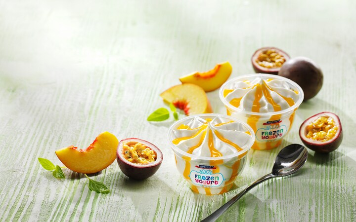 Frozen yogurt pêche-fruit de la passion (Numéro d’article 11125)
