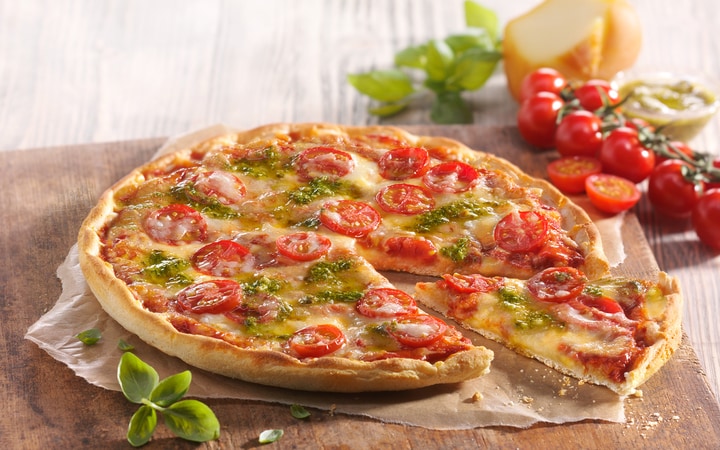 Pizza 'Soft & Crispy' provolone-mozzarella (Numéro d’article 01771)